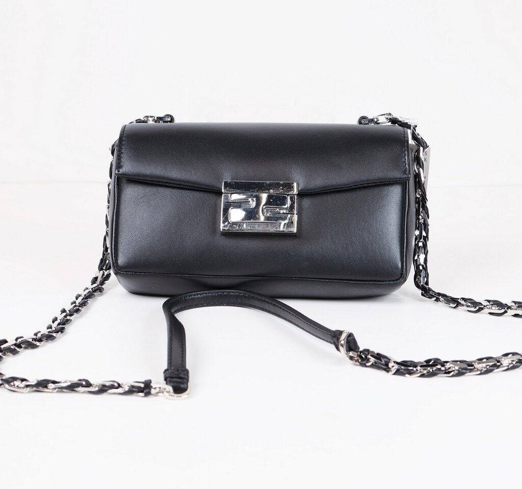 Black Mini Baguette Crossbody