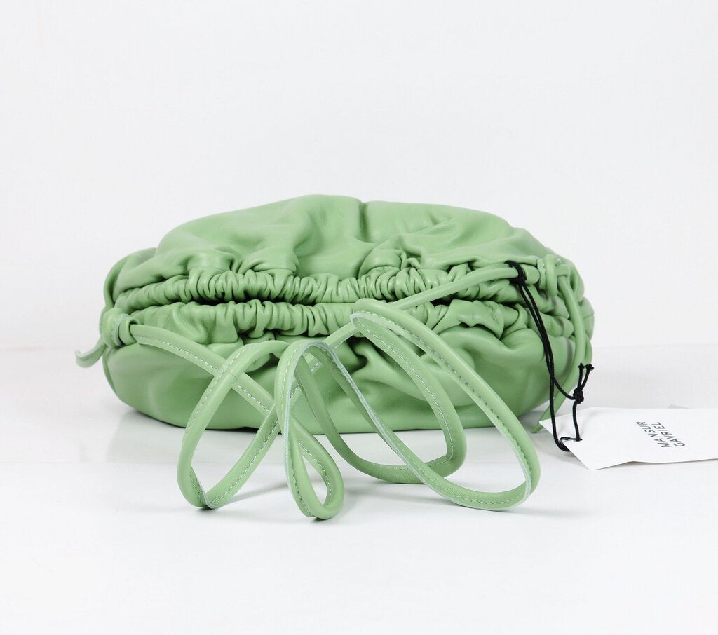 Green Mini Cloud Clutch