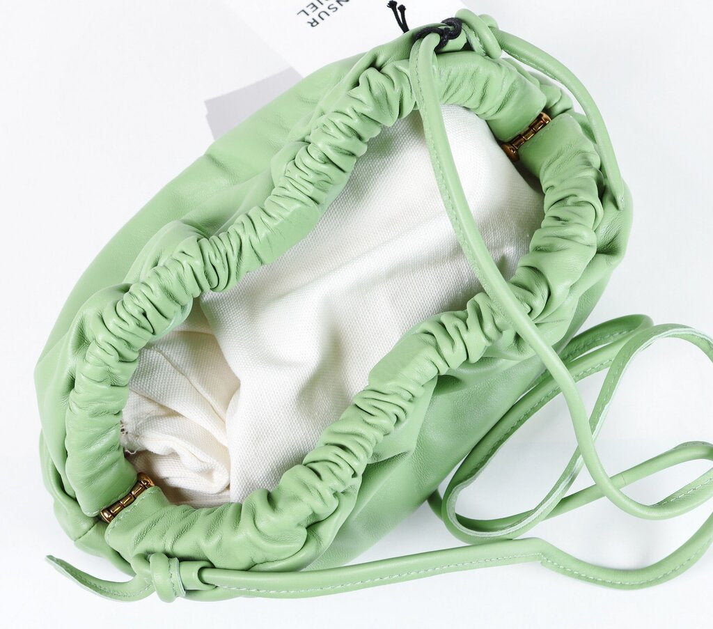 Green Mini Cloud Clutch