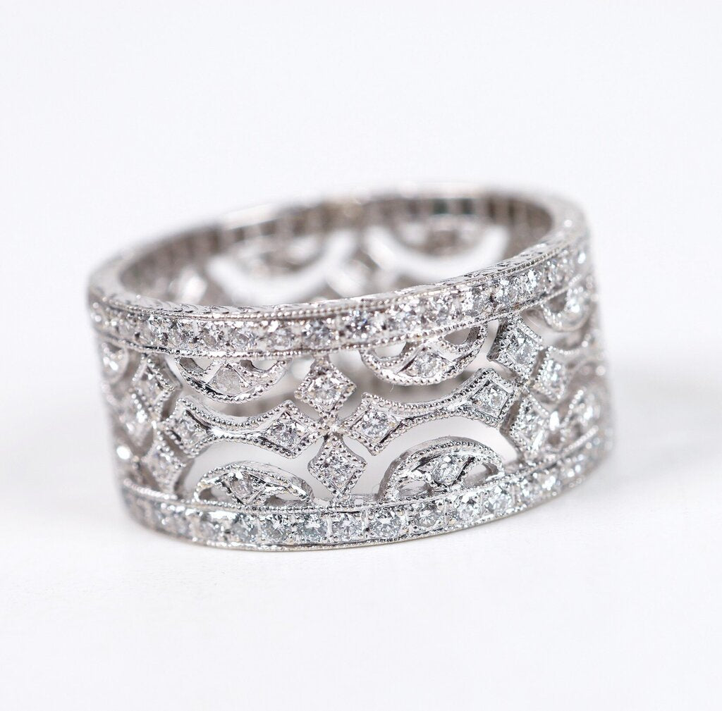 18K Milgrain Filigree Ring (5.5)