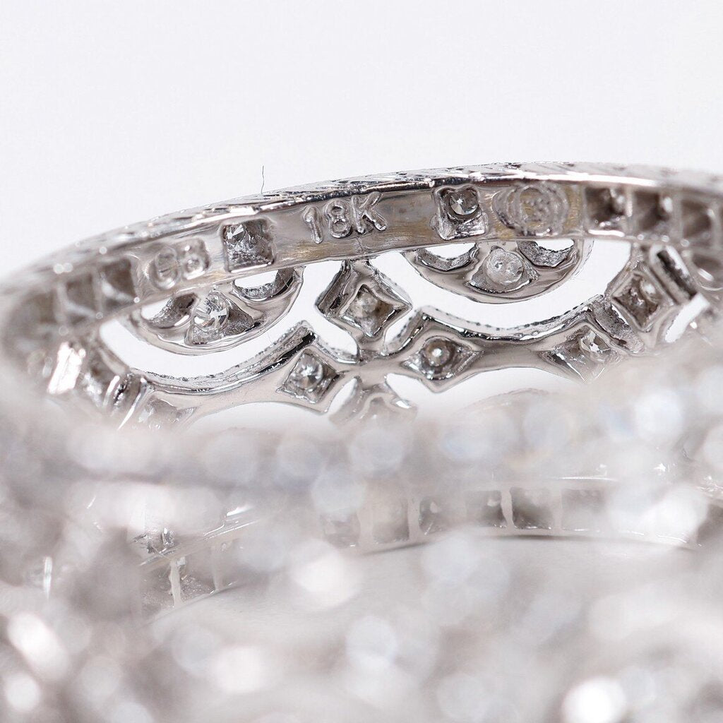 18K Milgrain Filigree Ring (5.5)