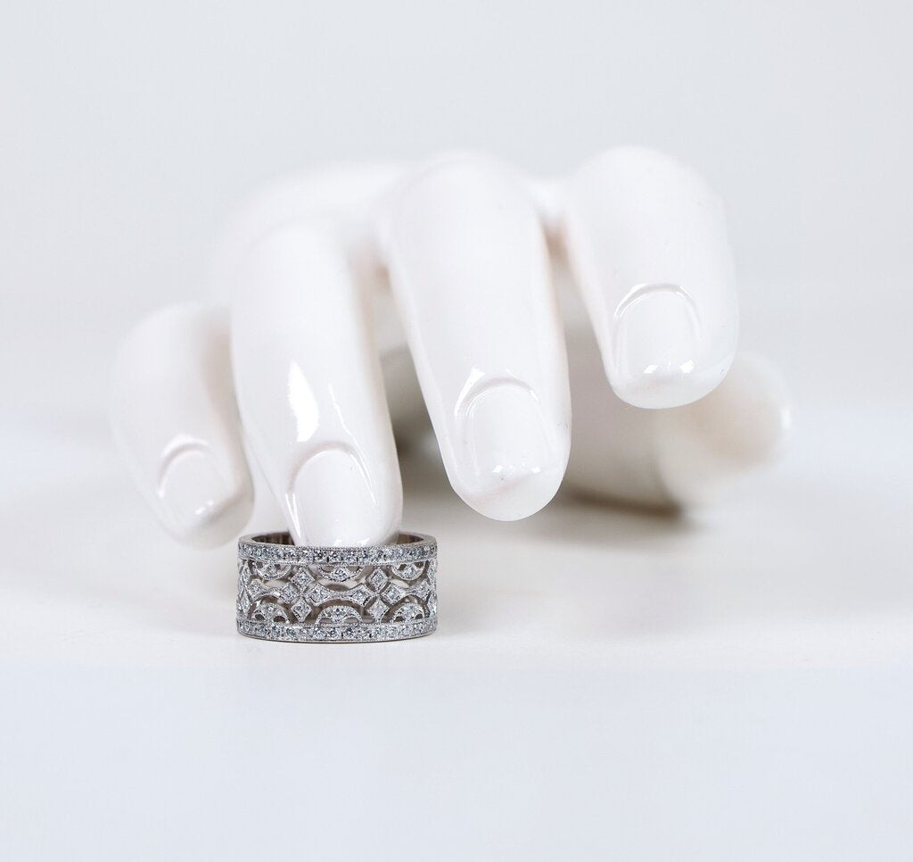18K Milgrain Filigree Ring (5.5)
