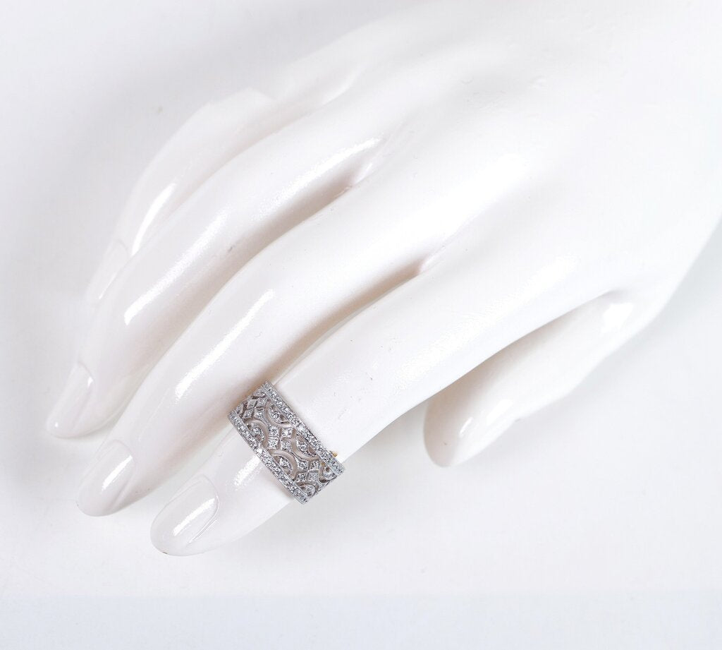 18K Milgrain Filigree Ring (5.5)