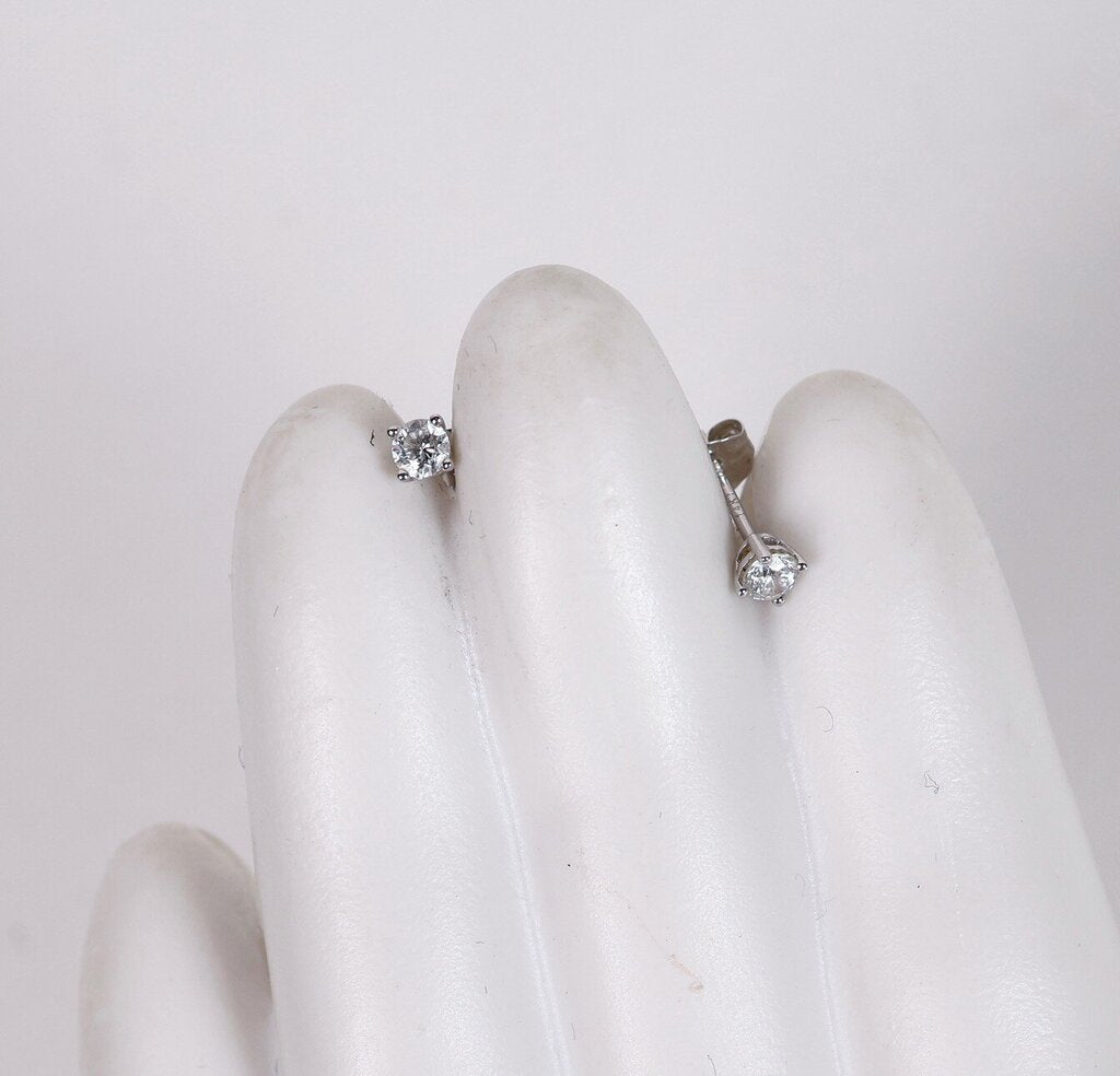 14K Gold and Lab Grown Diamond Studs