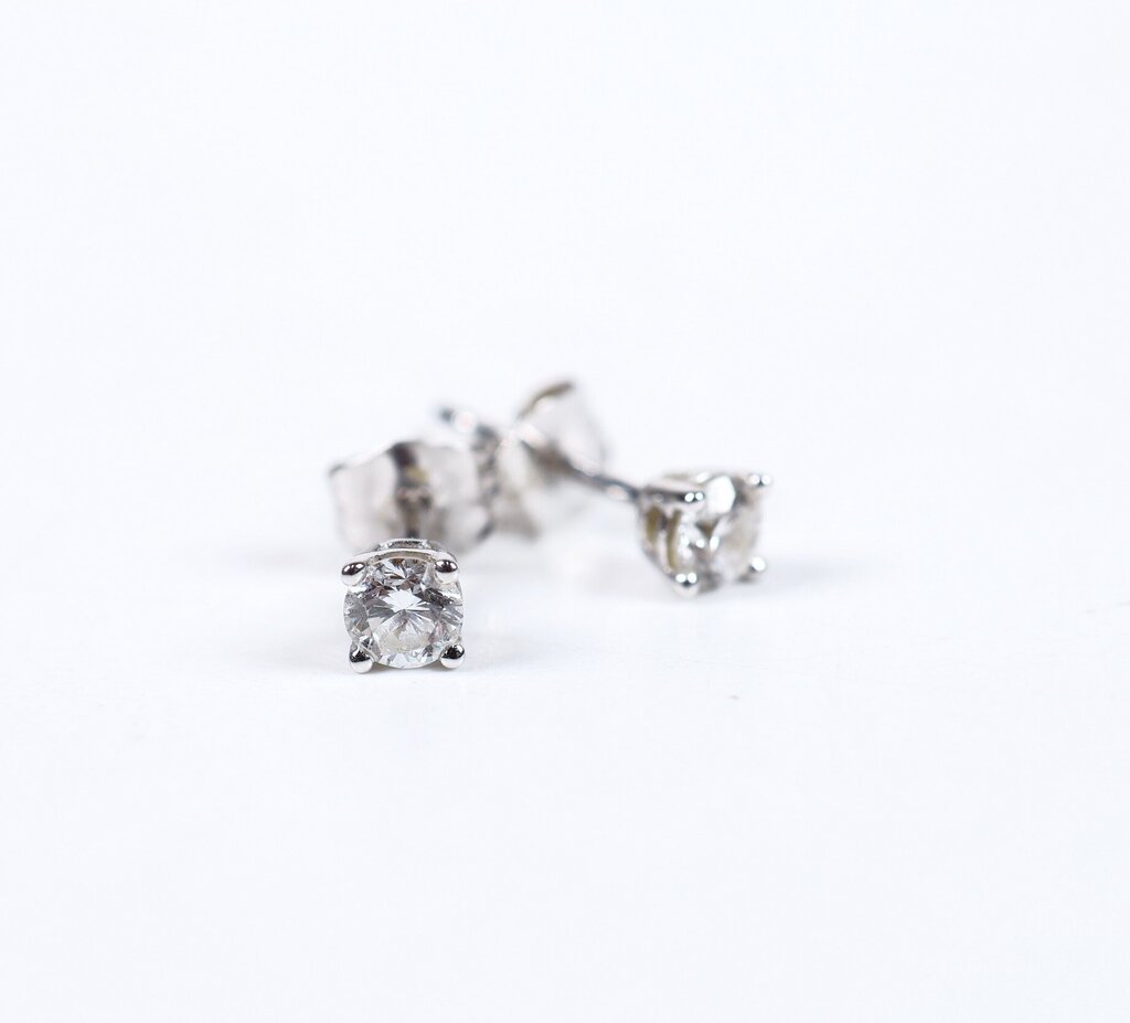 14K Gold and Lab Grown Diamond Studs