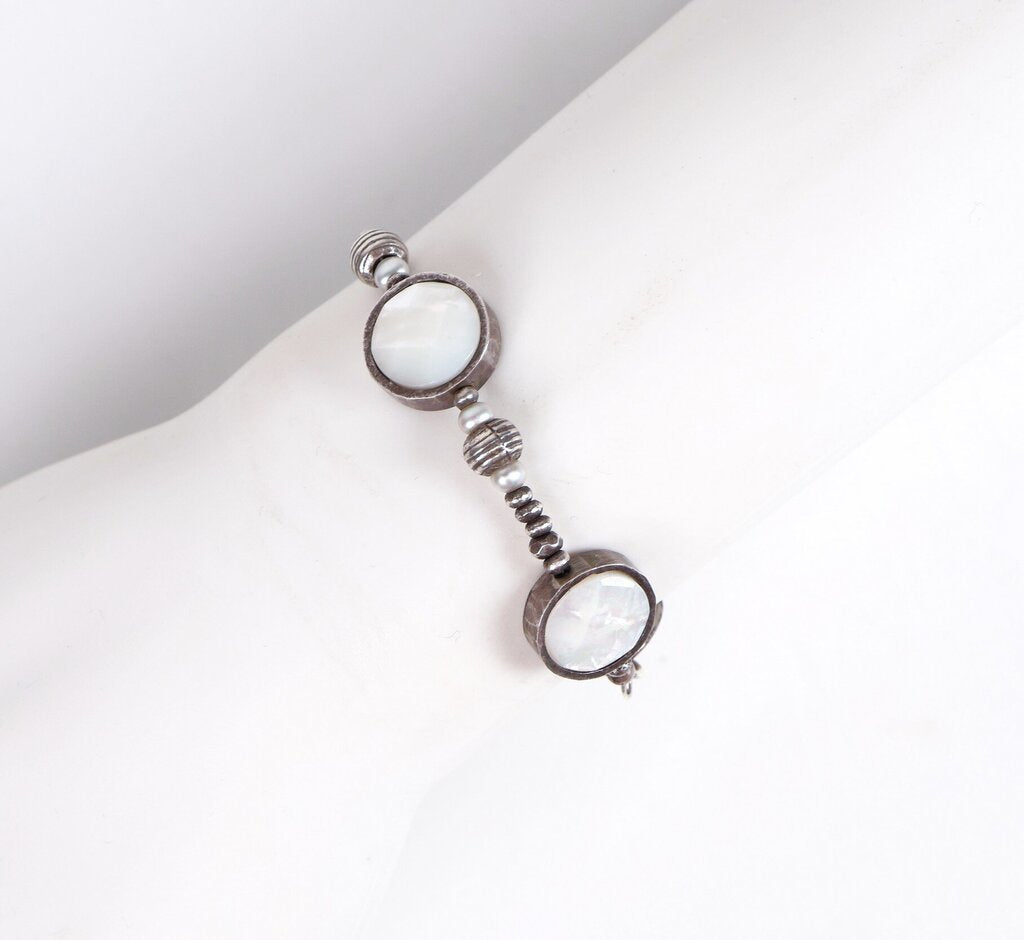 Sterling and Moonstone Bracelet