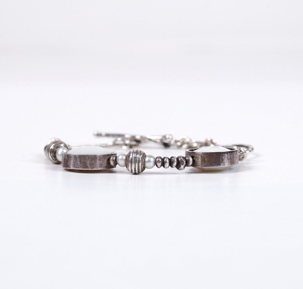 Sterling and Moonstone Bracelet