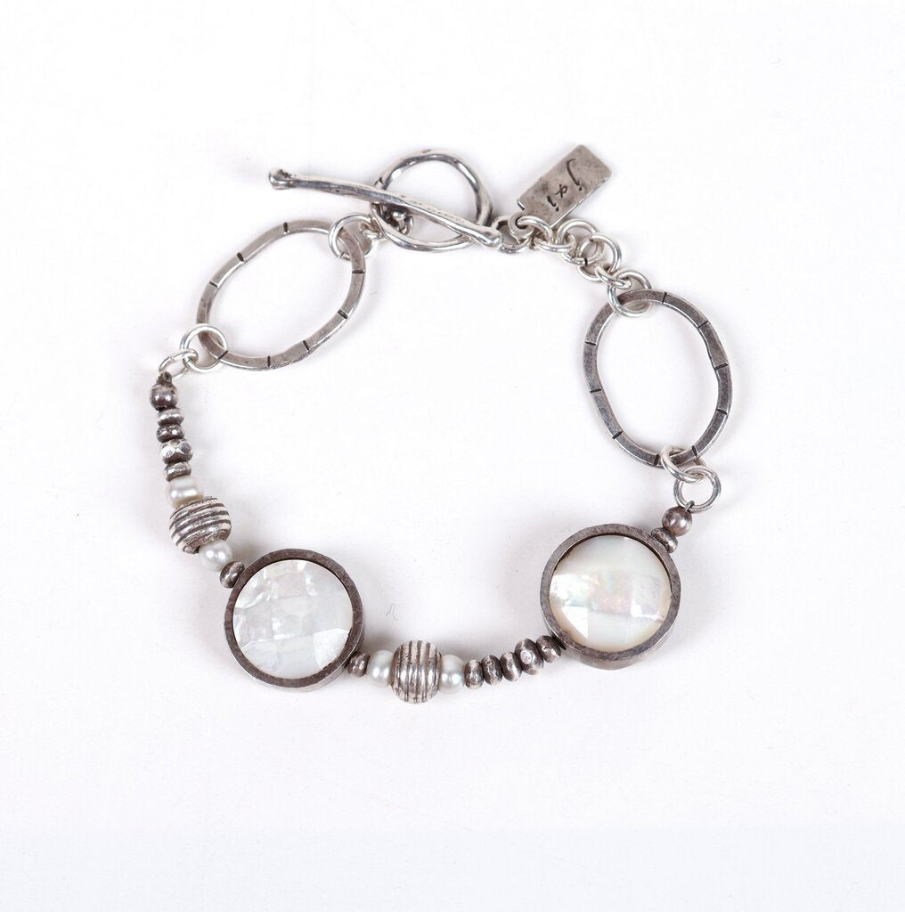 Sterling and Moonstone Bracelet