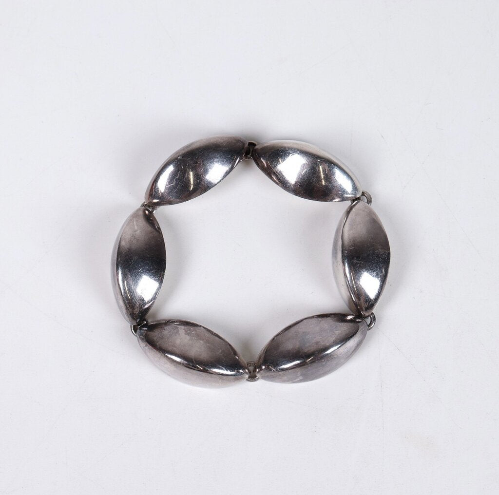 Sterling Silver Modern Bracelet #56