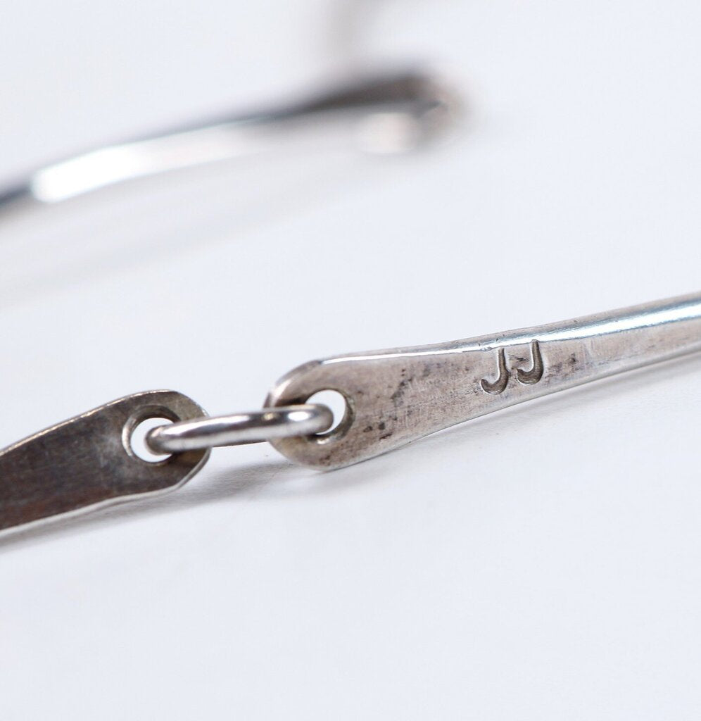 Sterling Curved Bar Necklace
