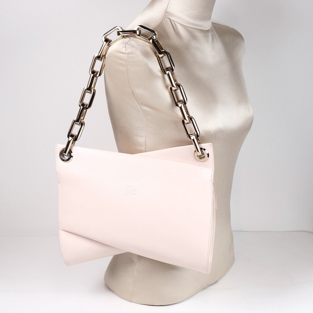 'Leche' "Loubitwist" Shoulder Bag Gold Chain