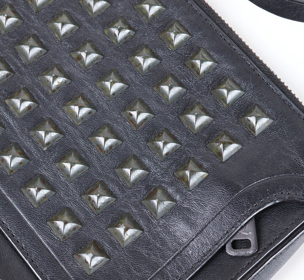 Black Studded Crossbody Bag