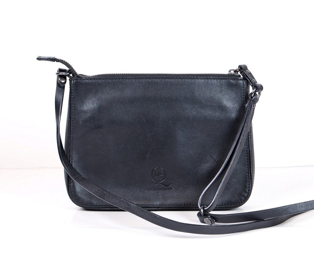 Black Studded Crossbody Bag