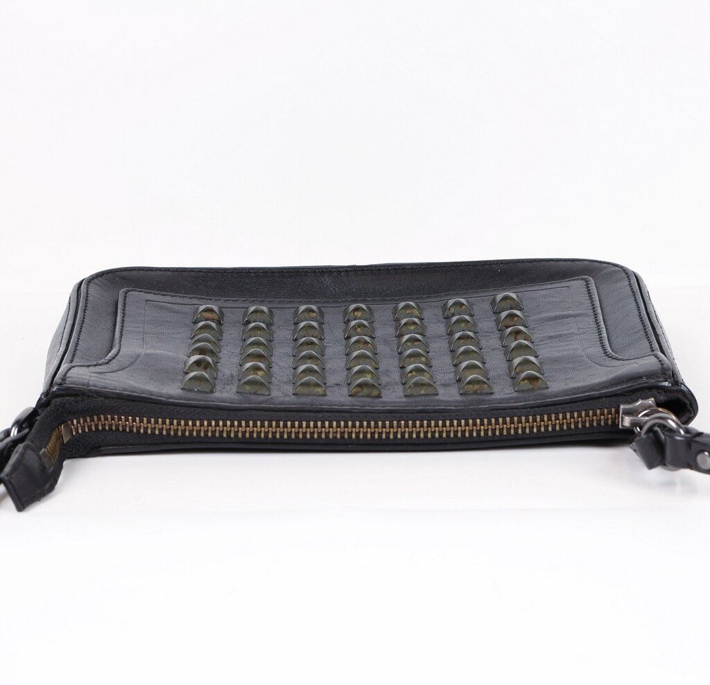 Black Studded Crossbody Bag