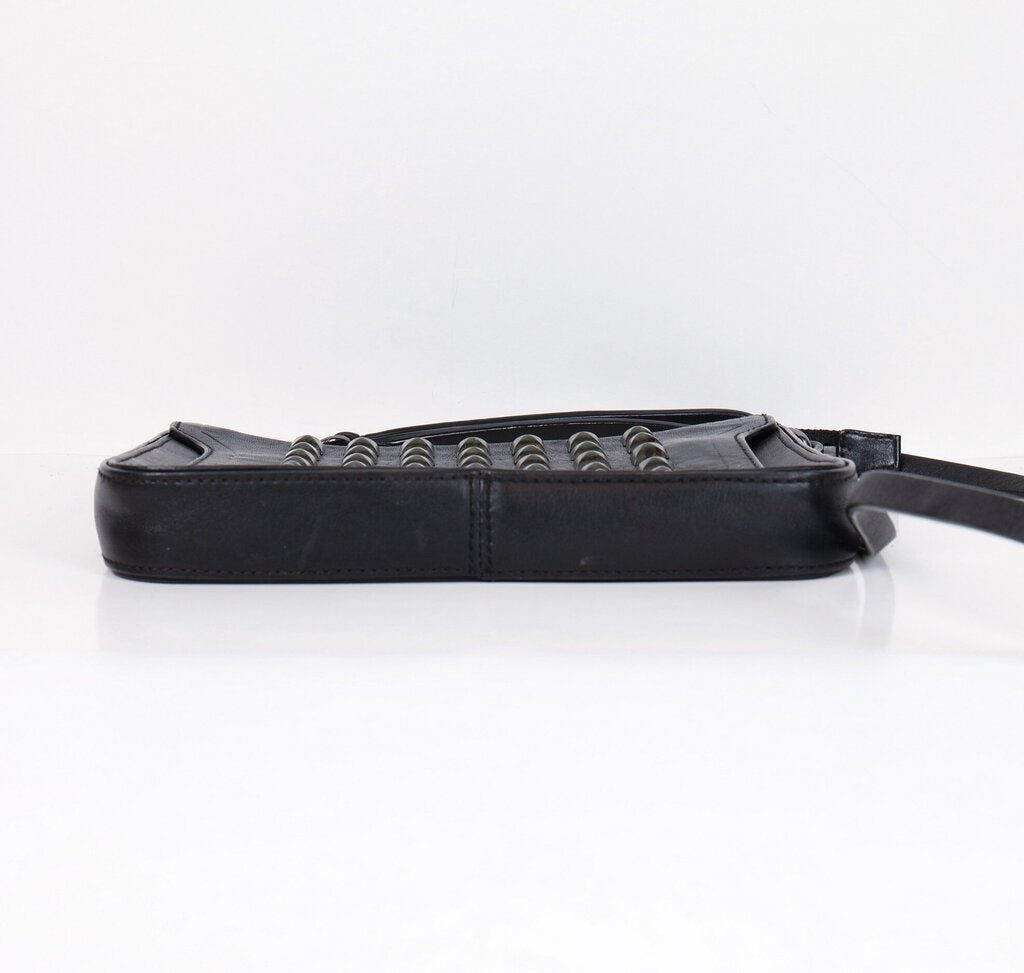 Black Studded Crossbody Bag