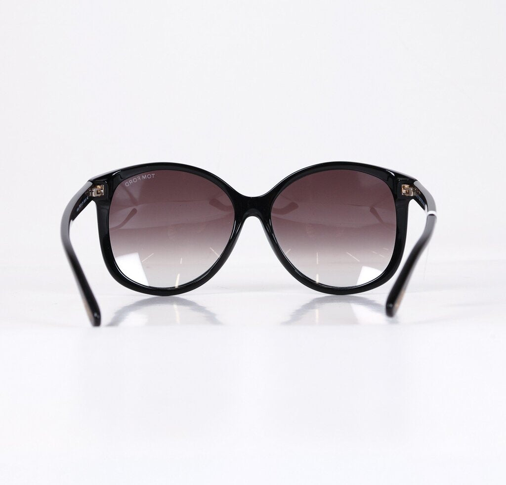 Black Large Round Frame Sunglasses
