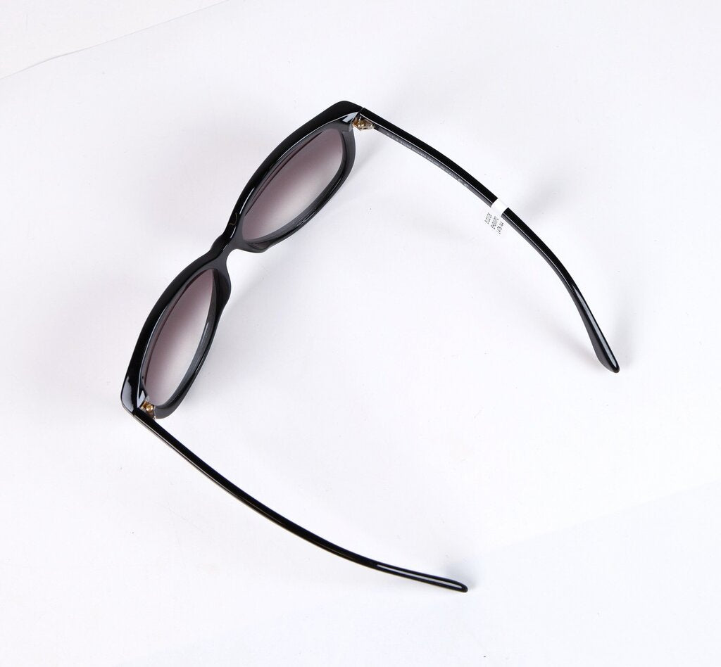 Black Large Round Frame Sunglasses