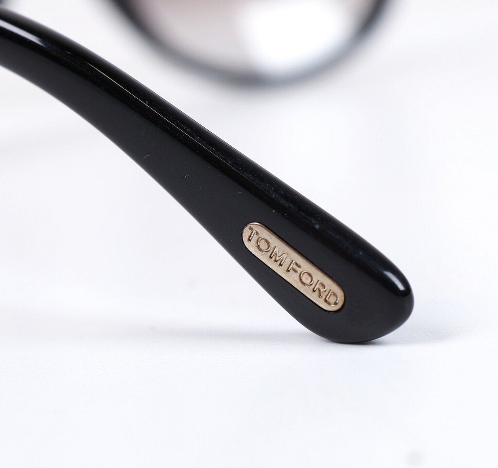 Black Large Round Frame Sunglasses