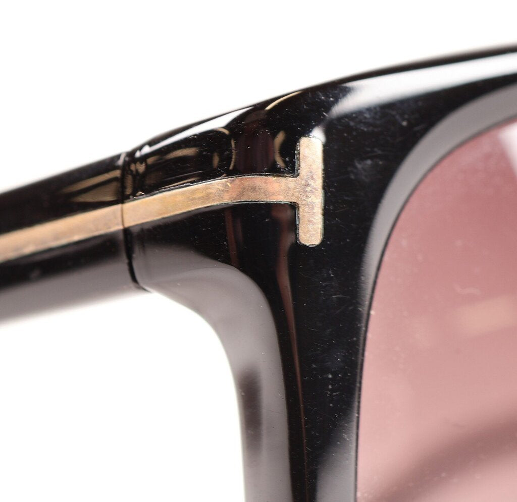 Black Large Round Frame Sunglasses