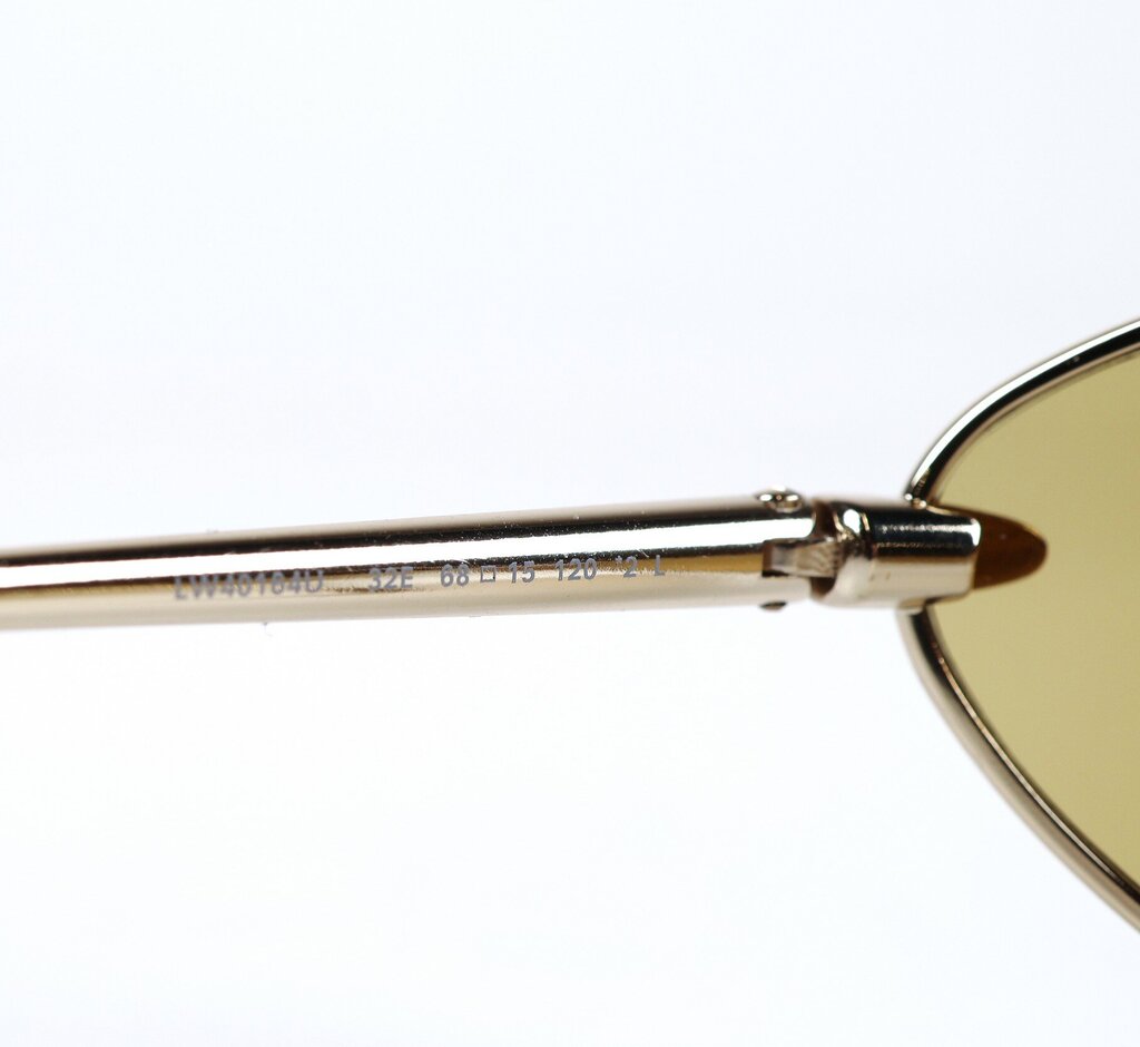 Yellow Lense with Thin Gold Frame Sunglasses