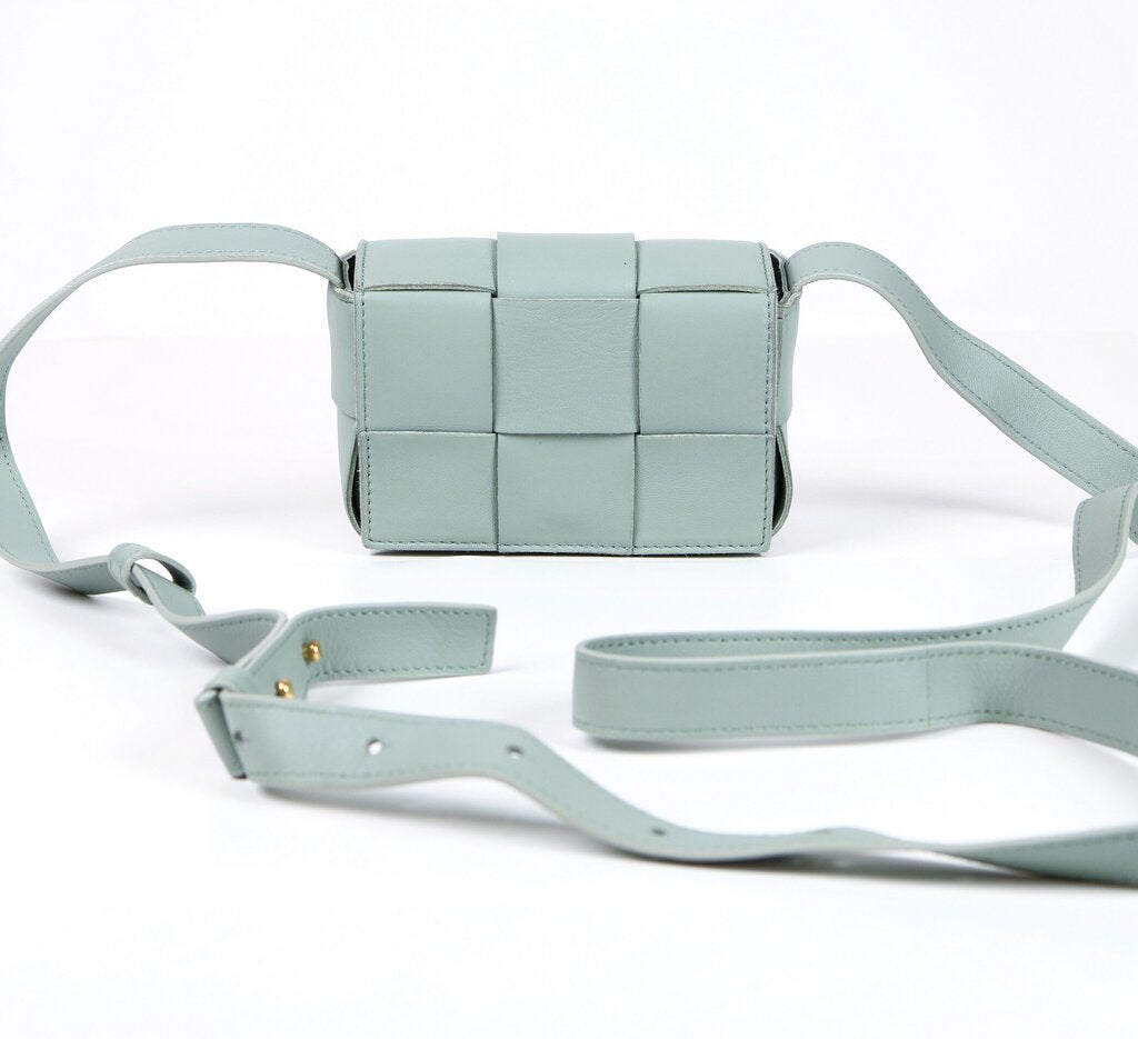 Sage Leather "Candy Cassette Crossbody"