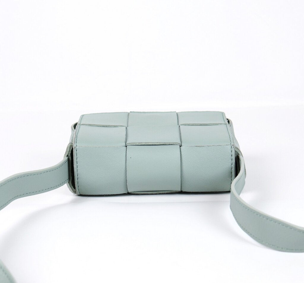 Sage Leather "Candy Cassette Crossbody"