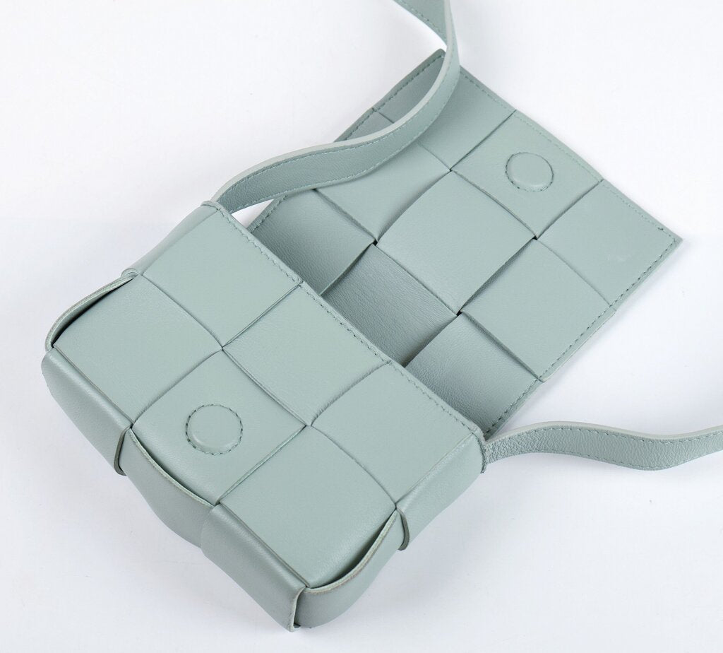 Sage Leather "Candy Cassette Crossbody"