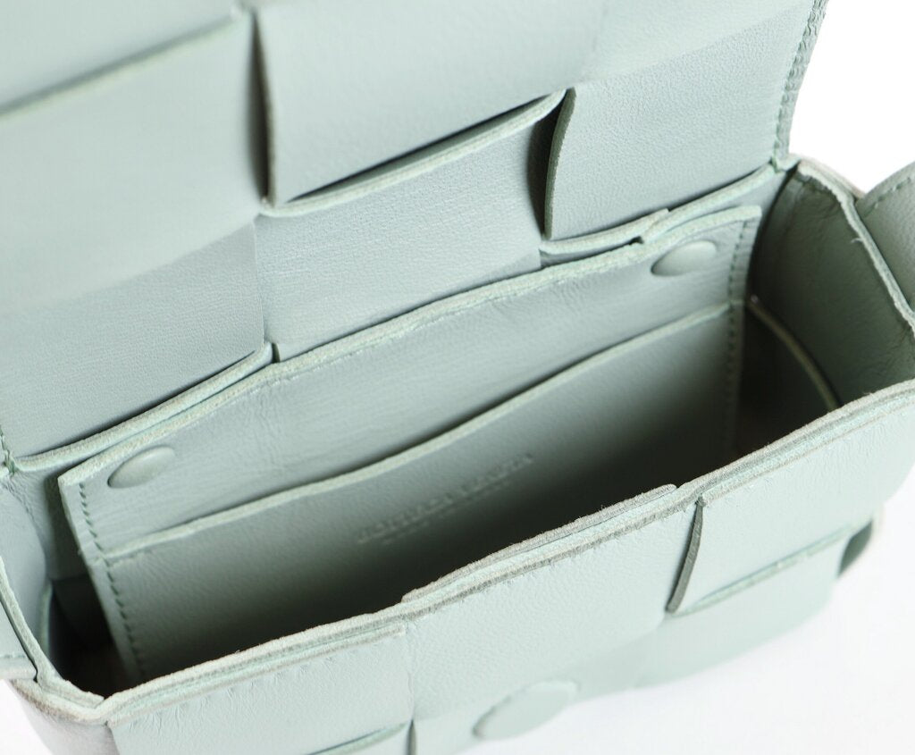Sage Leather "Candy Cassette Crossbody"