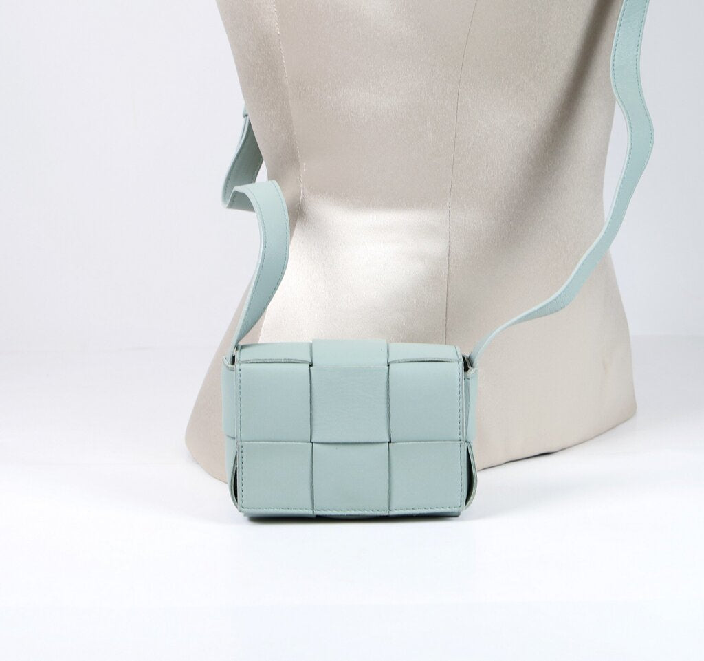 Sage Leather "Candy Cassette Crossbody"