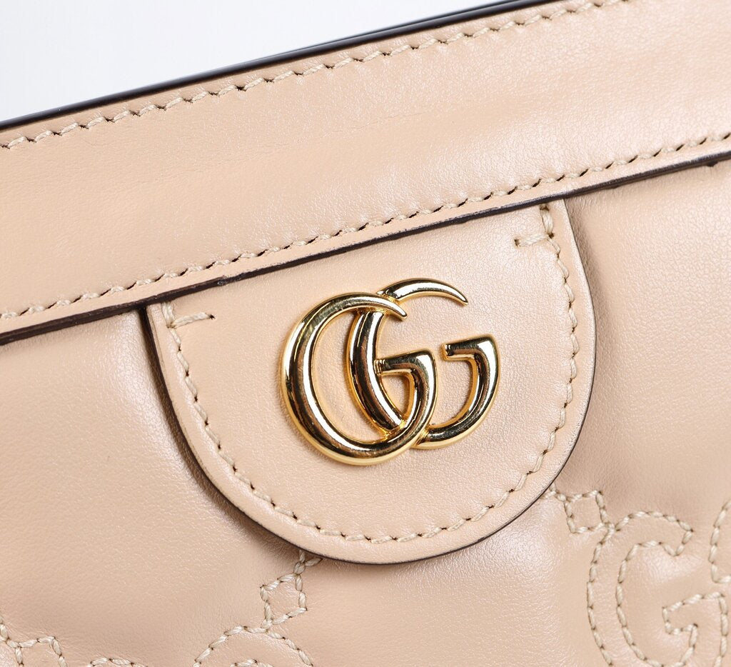 Nude GG Matelasse Ophidia Small Bag