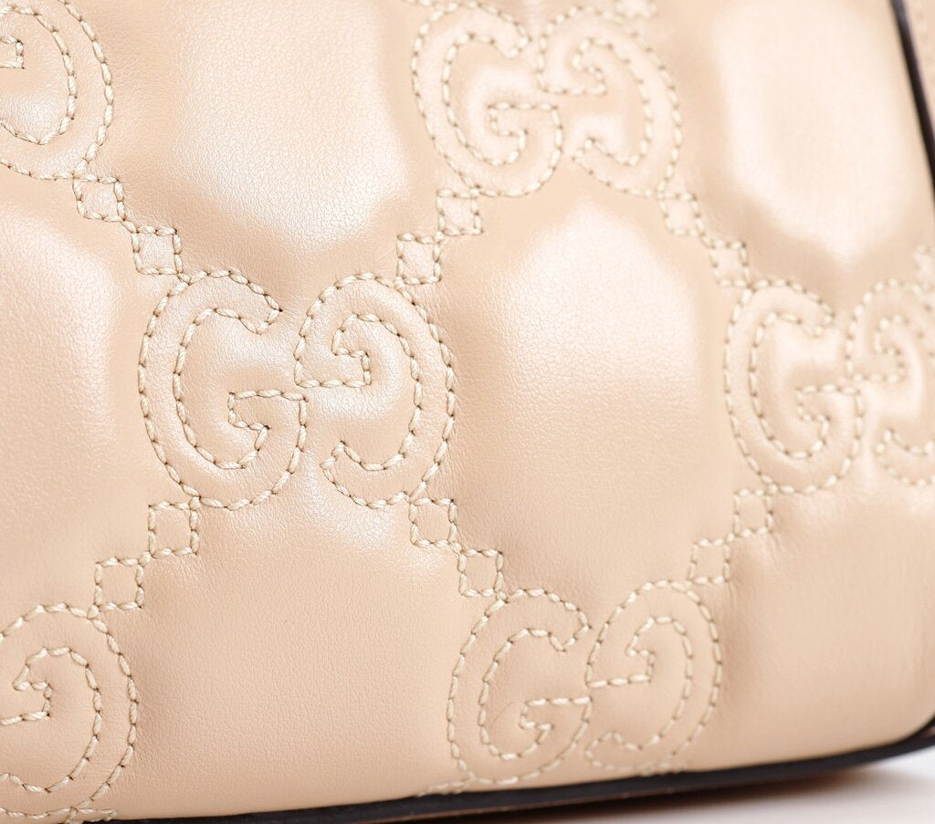 Nude GG Matelasse Ophidia Small Bag