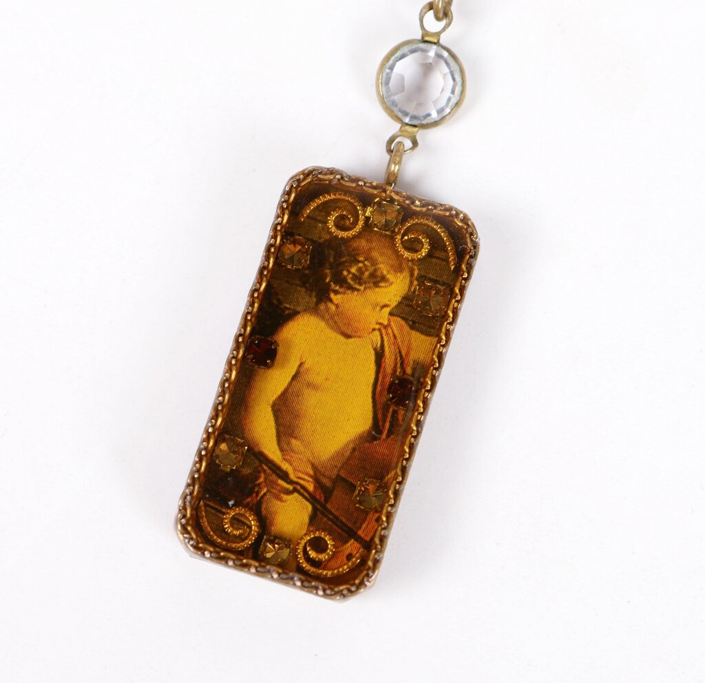Cherub Resin Pendant
