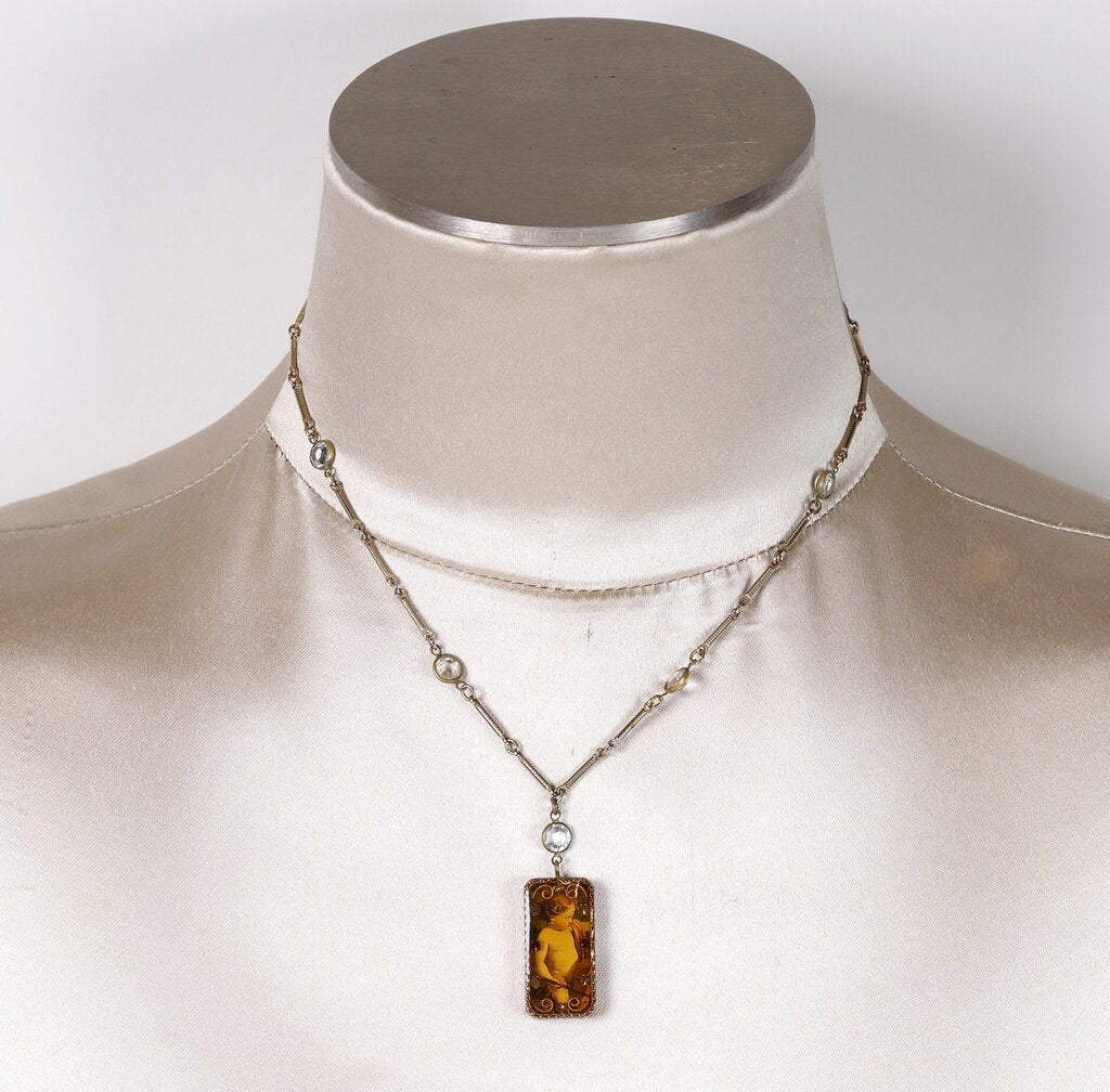 Cherub Resin Pendant