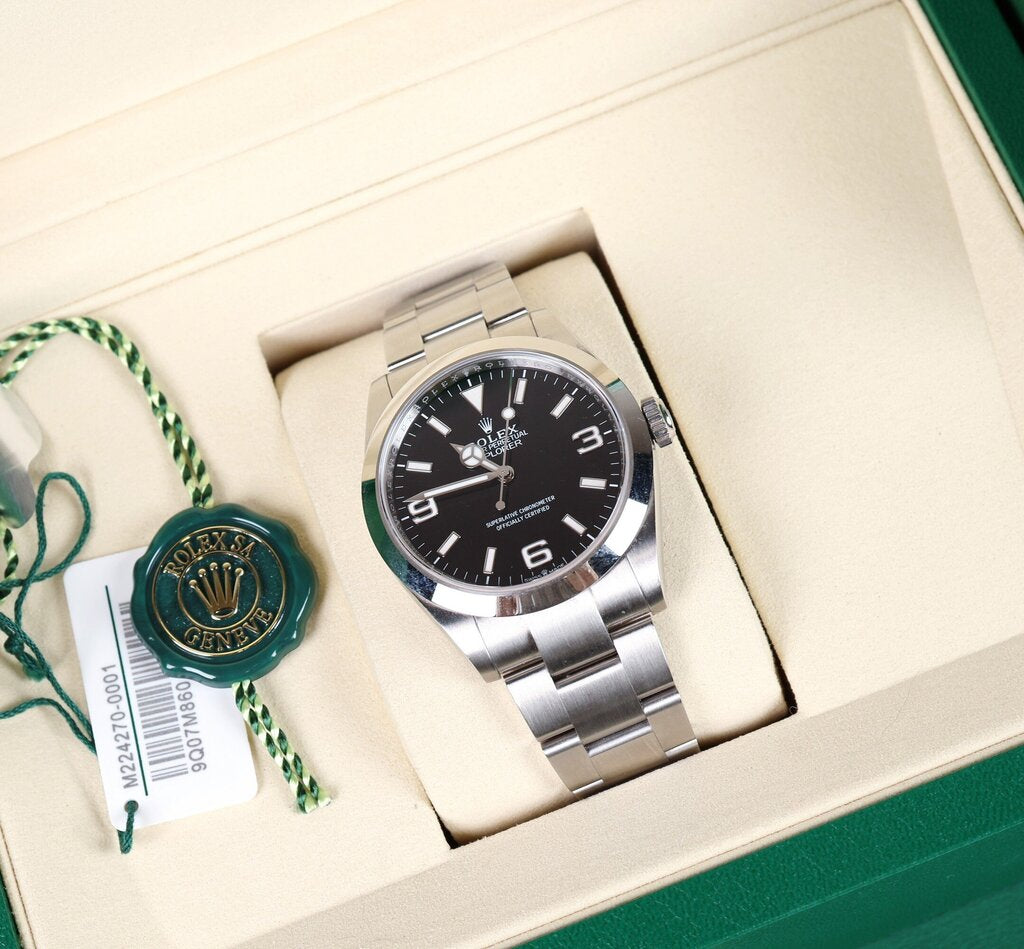 2026 Explorer Black Dial 40mm (NEW IN BOX with PAPERS)