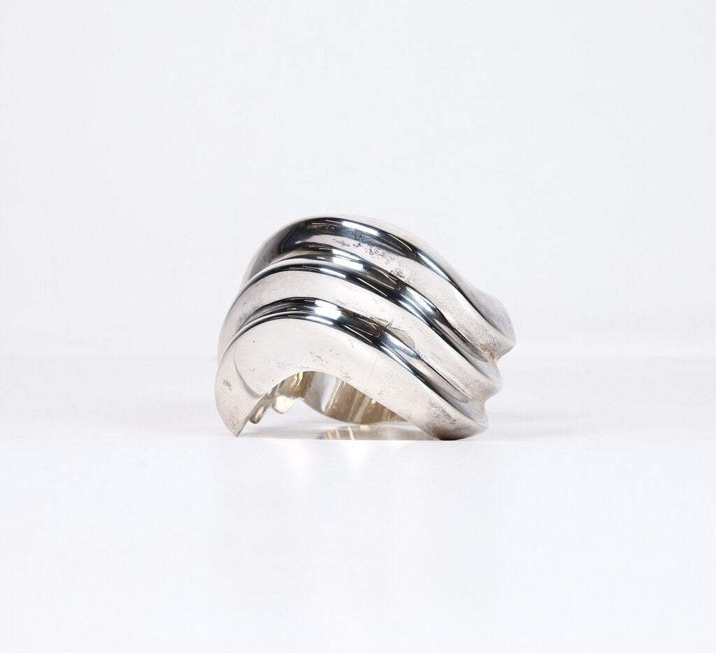 Sterling Modernist Cuff