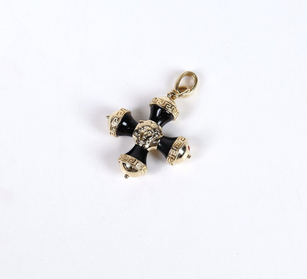14K and Onyx Cross Pendant (Pendant only)