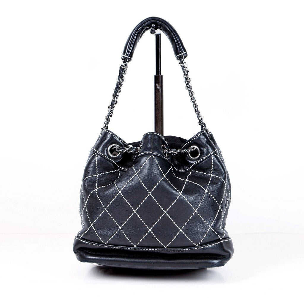 Suprique Drawstring Bucket Bag