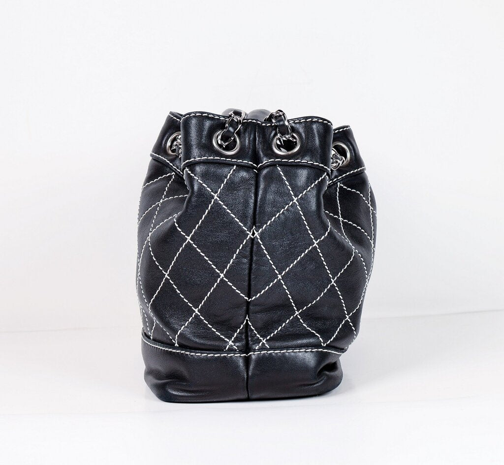 Suprique Drawstring Bucket Bag