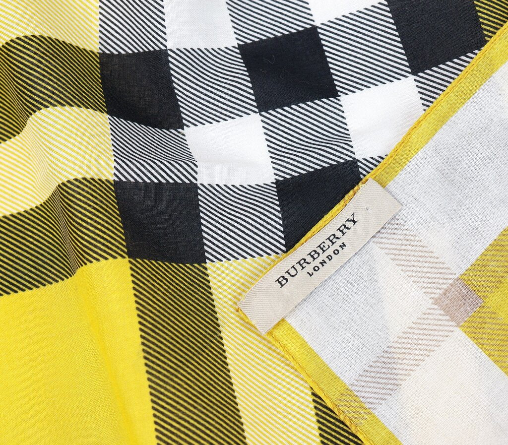 Cotton Plaid Scarf