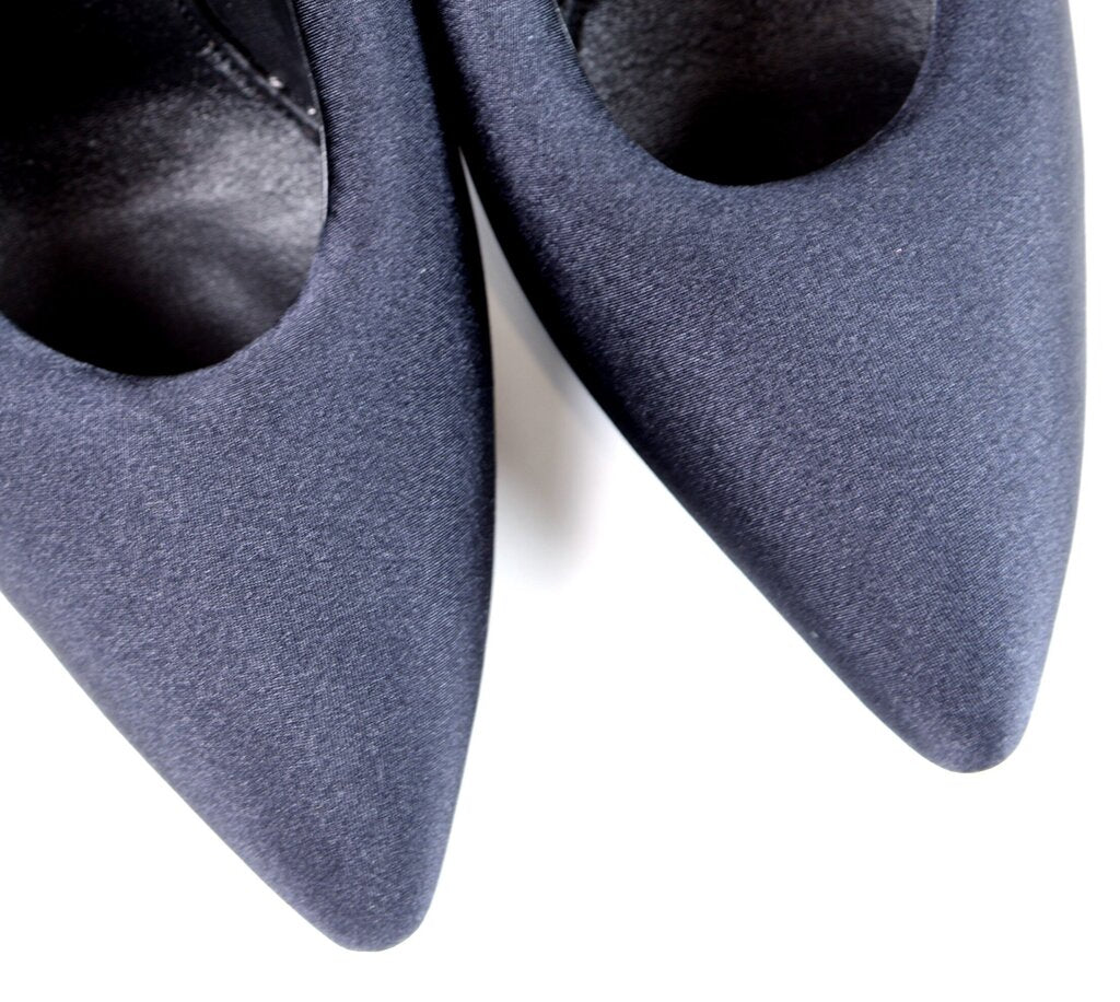 Black Puffed Pointed Heels (37)