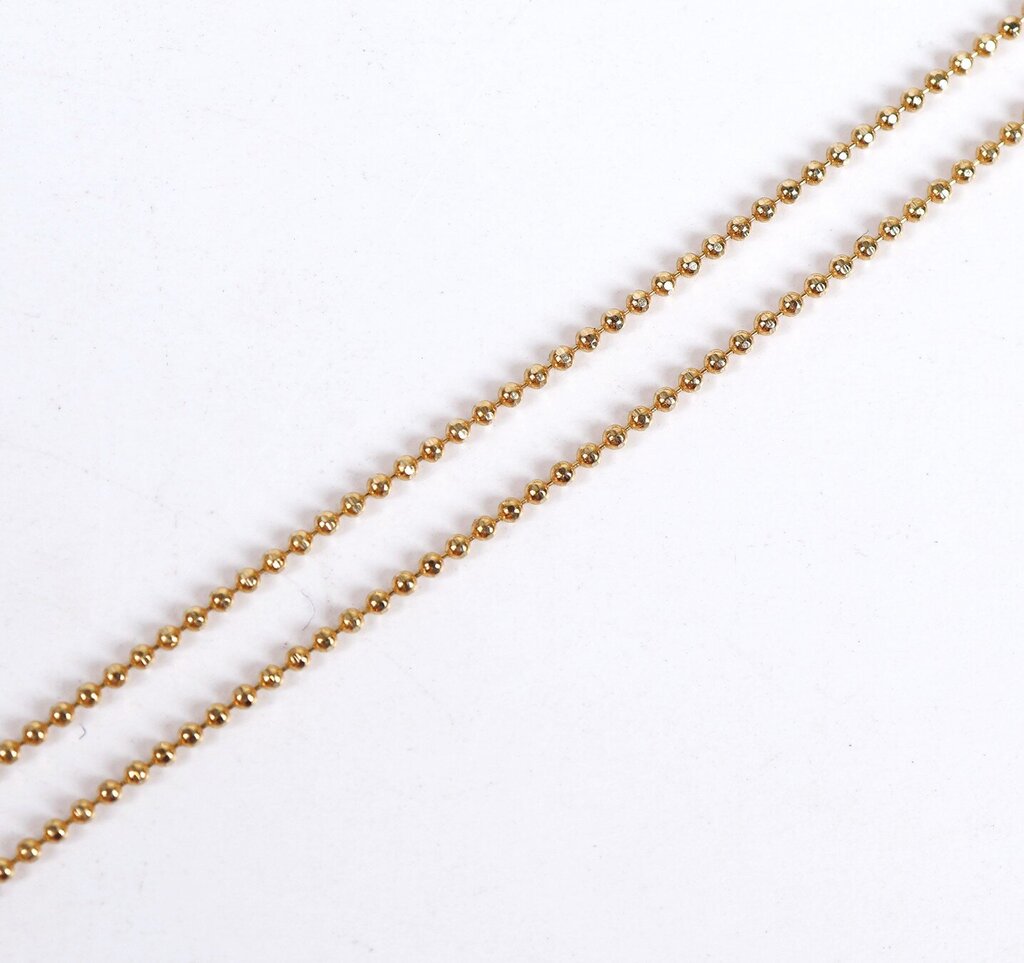 14K Gold and Marquise Diamond Bezel Drops Necklace