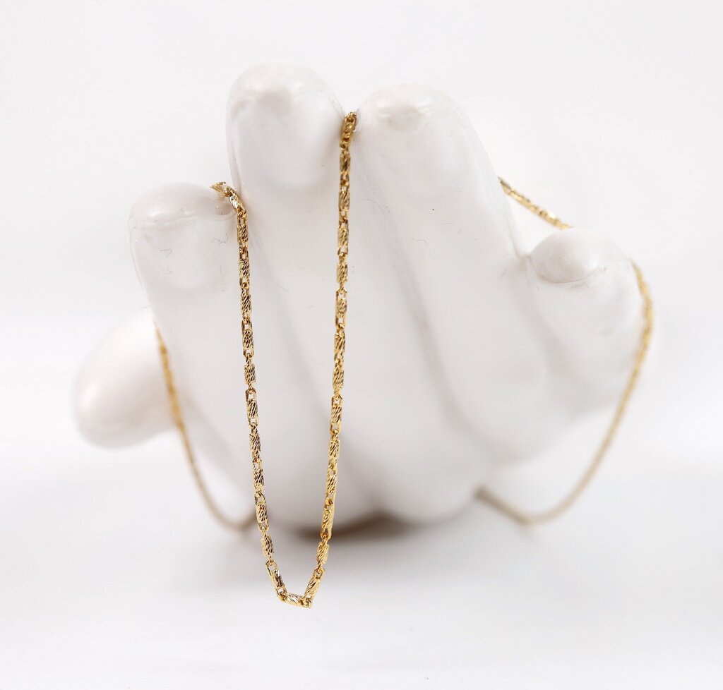 14K Textured Gold Chain (18)