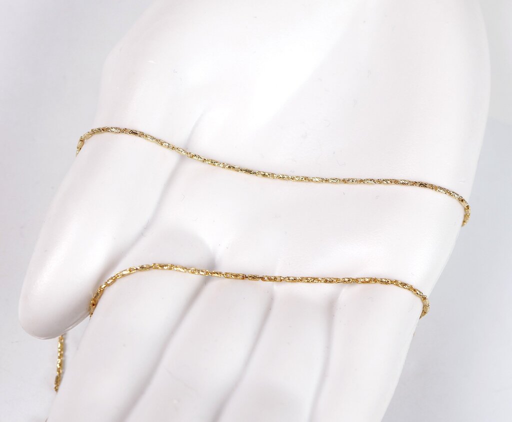 14K Textured Gold Chain (18)