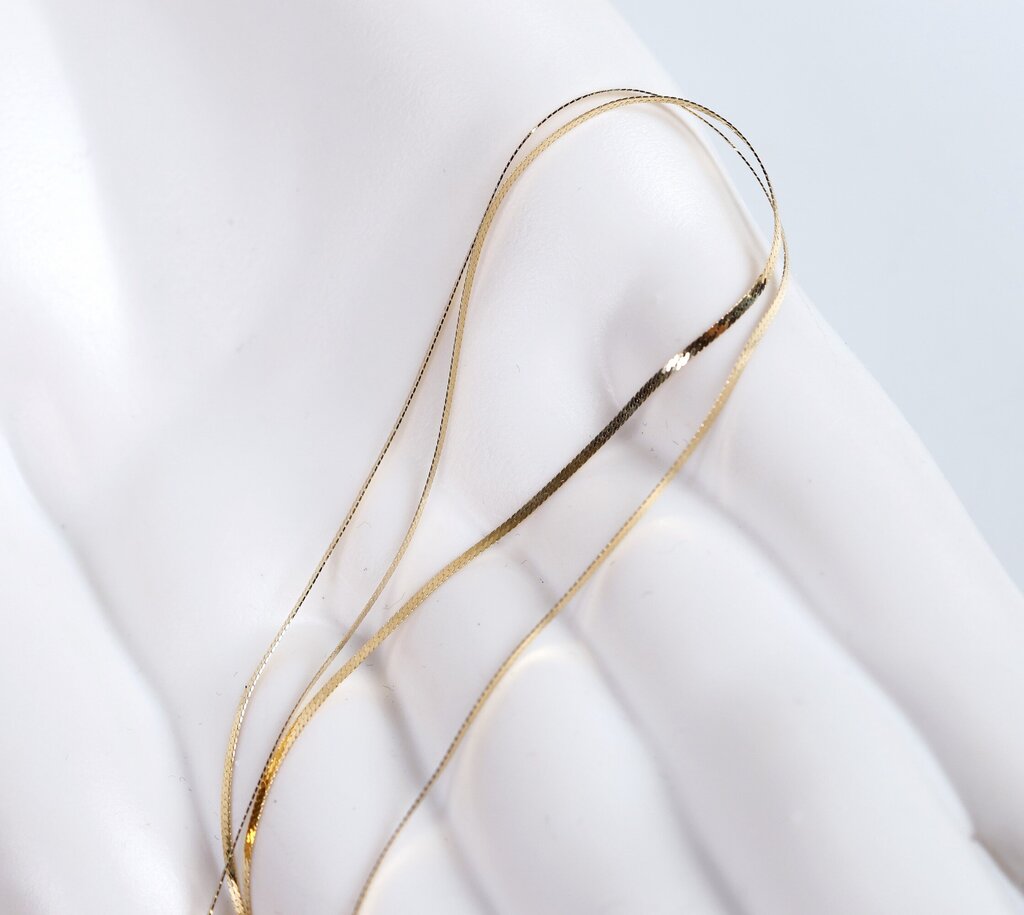 18K Petite Herringbone Chain (17)