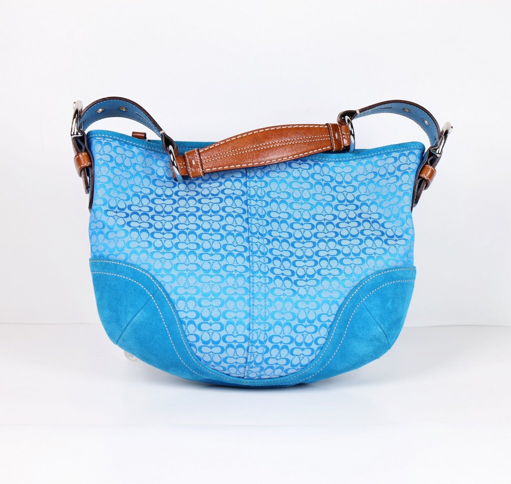Blue Monogram "Soho" Shoulder Bag