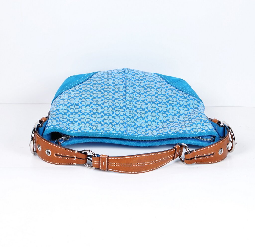 Blue Monogram "Soho" Shoulder Bag