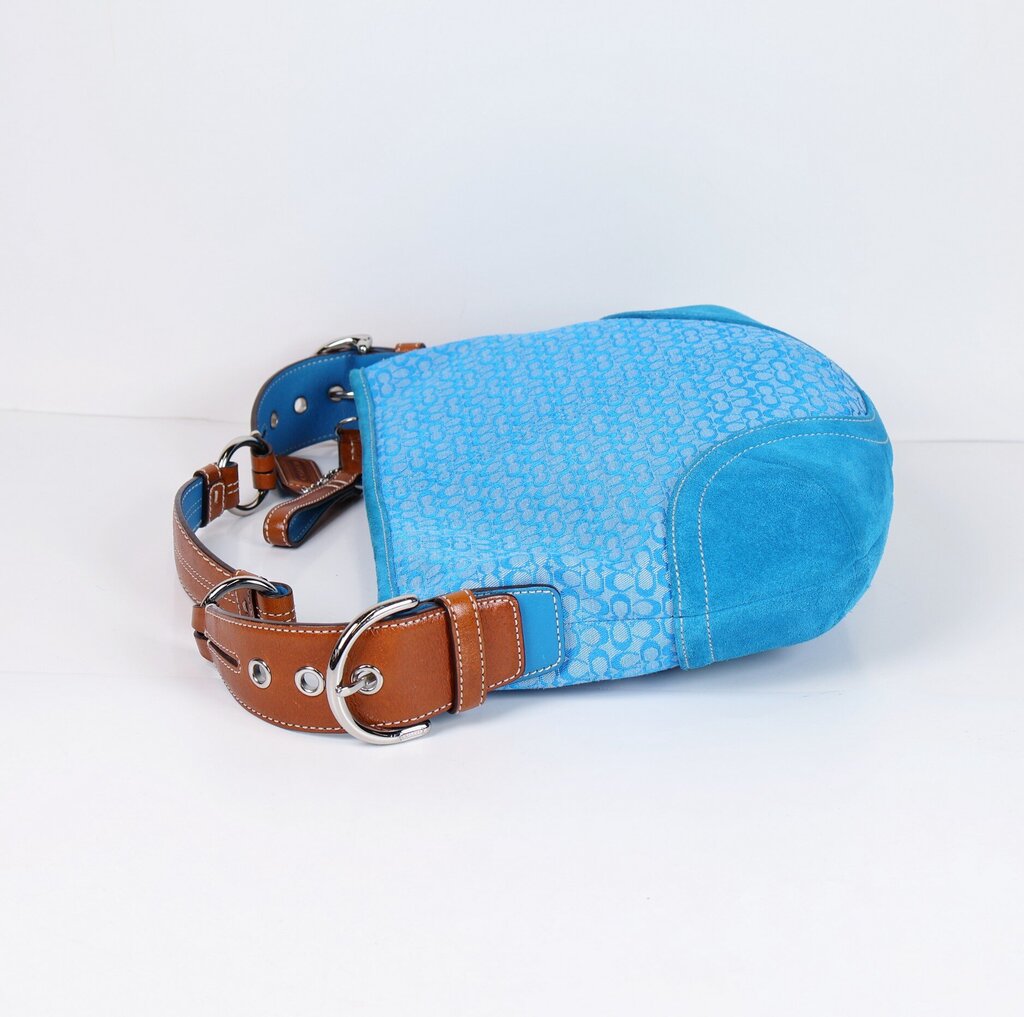 Blue Monogram "Soho" Shoulder Bag