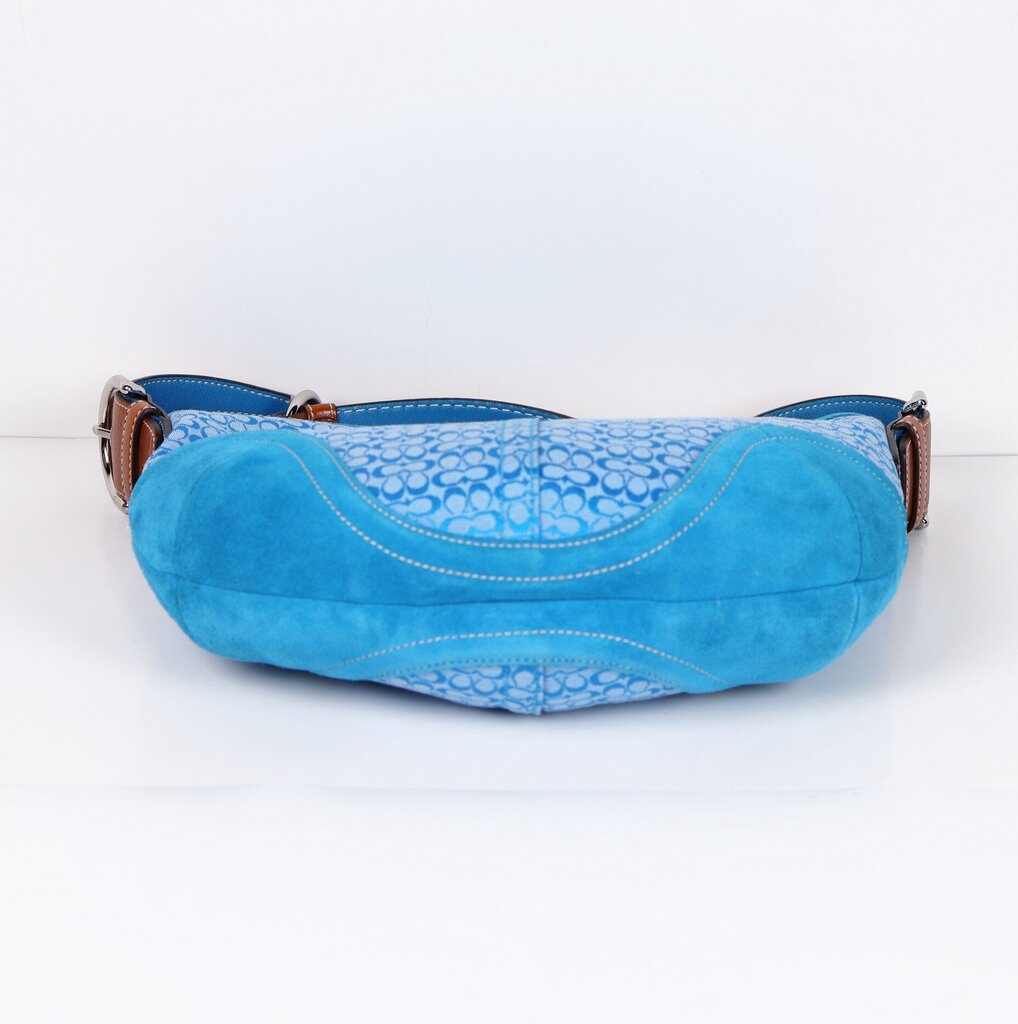 Blue Monogram "Soho" Shoulder Bag