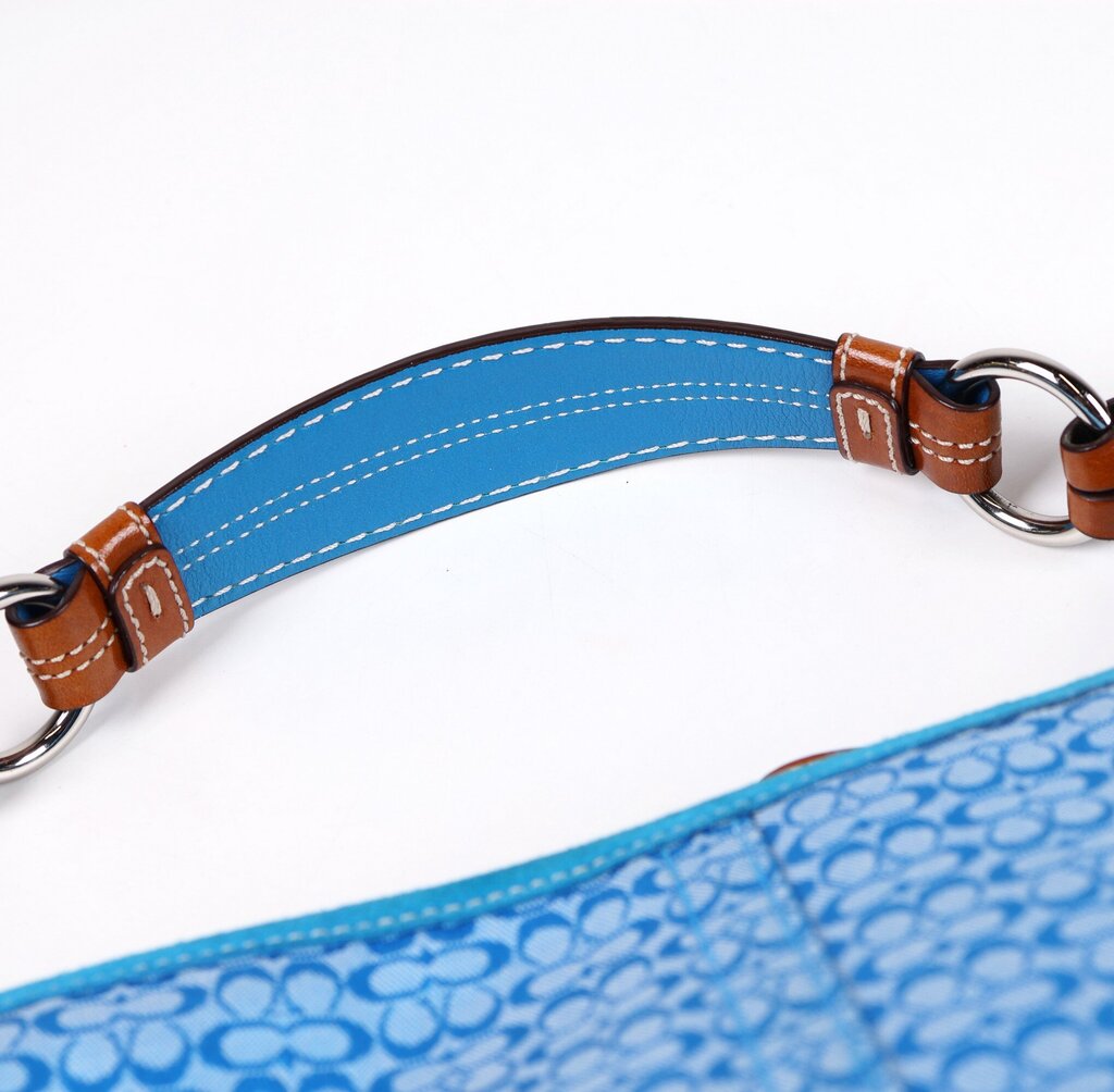 Blue Monogram "Soho" Shoulder Bag