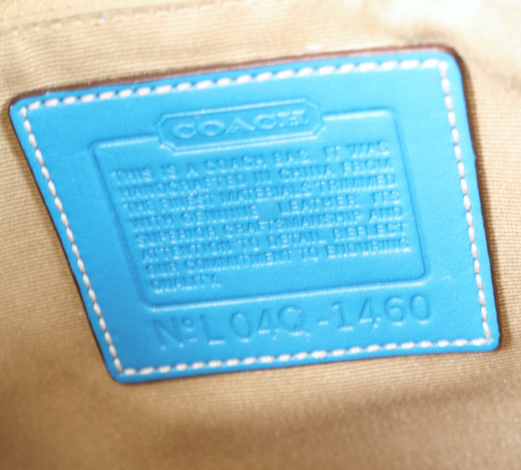 Blue Monogram "Soho" Shoulder Bag